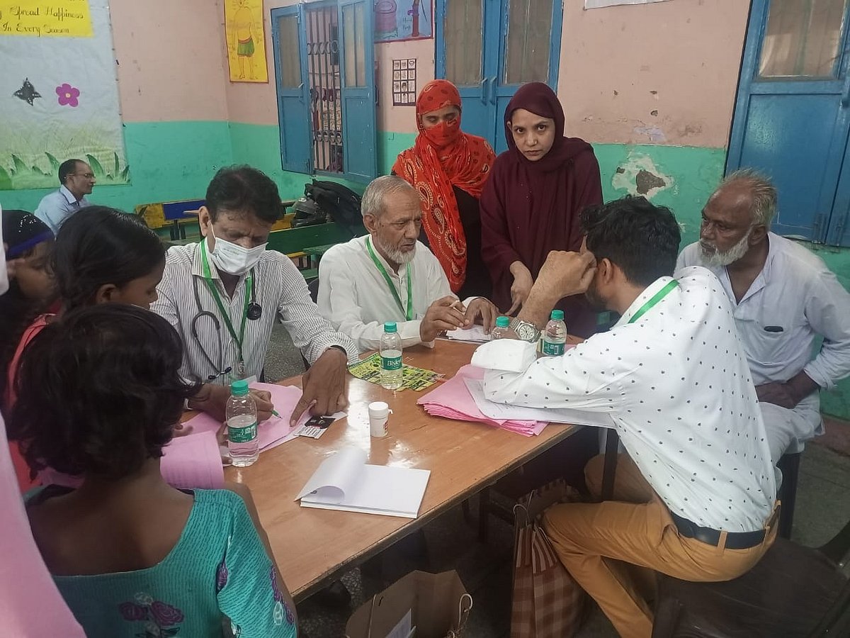 آل انڈیا یونانی طبّی کانگریس کی جانب سے مفت یونانی میڈیکل کیمپ کا انعقاد