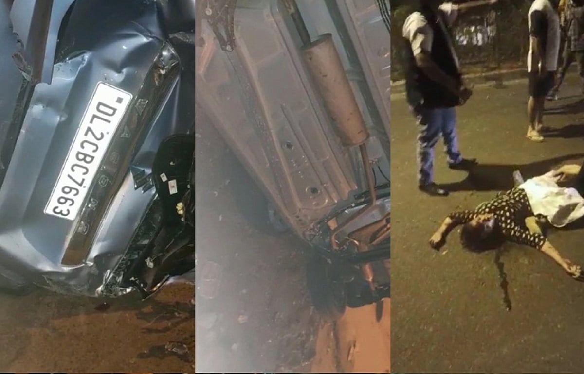 دہلی میں سڑک حادثہ، تین افراد جاں بحق، پانچ زخمی