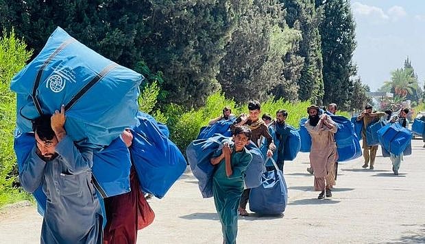 چار ماہ کے دوران صرف 24 افغان خاندانوں کی وطن واپسی