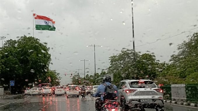 دہلی میں بارش / تصویر ٹوئٹر