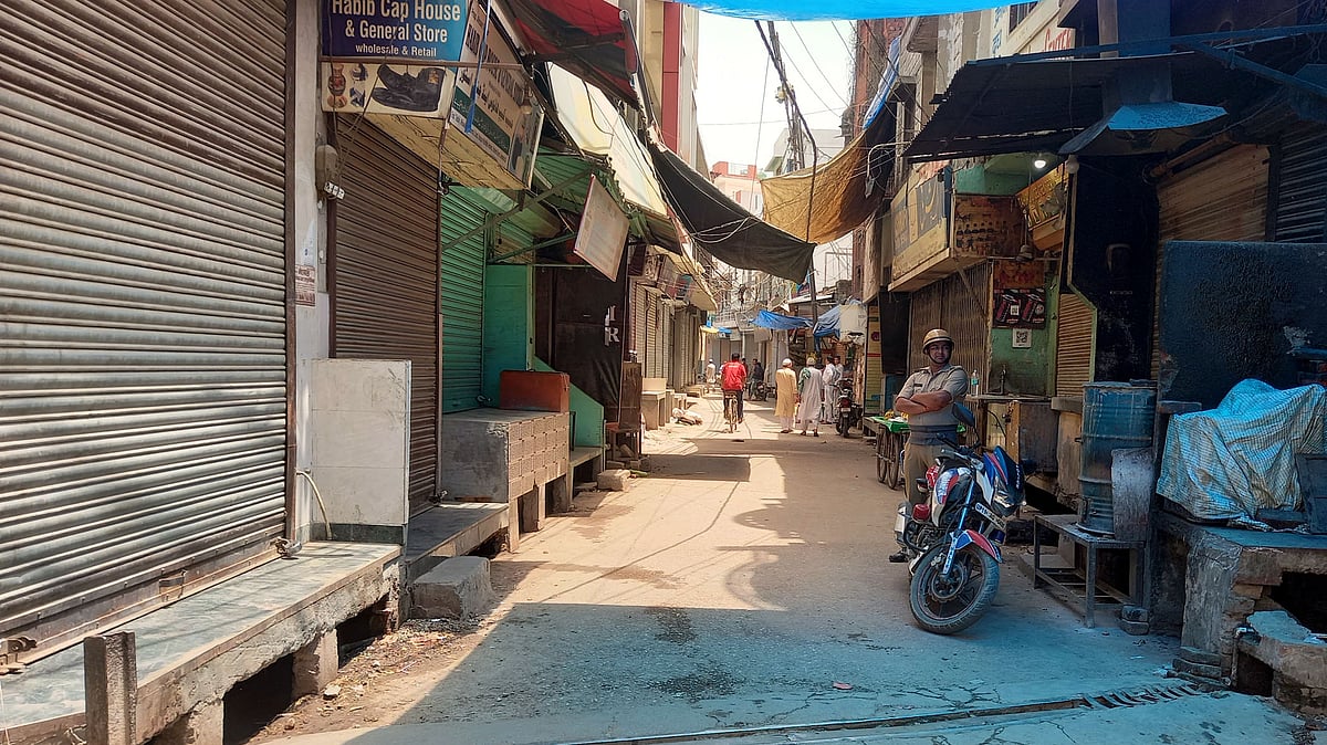 بازار بند کا منظر