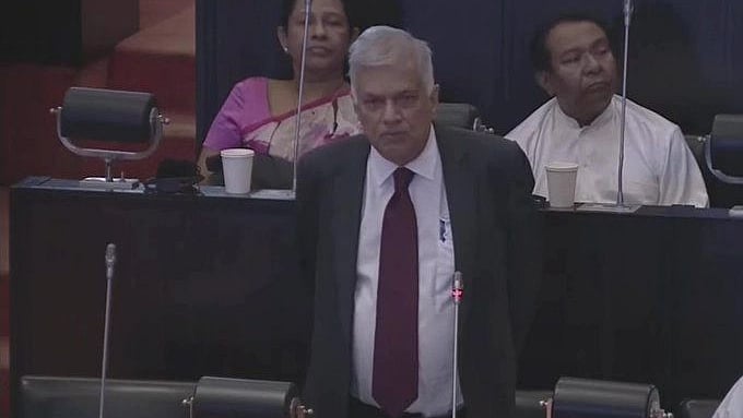 سری لنکا کے نو منتخب صدر رانیل وکرماسنگھے / تصویر ٹوئٹر
