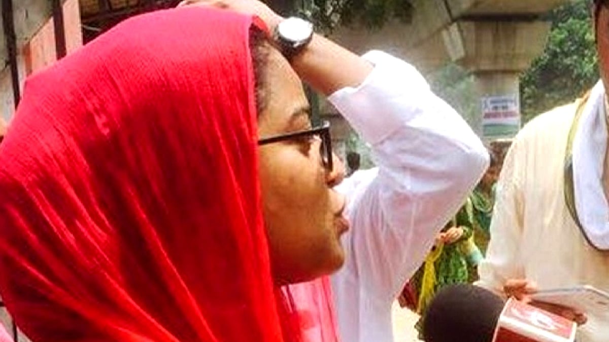 صفورہ زرگر، تصویر آئی اے این ایس