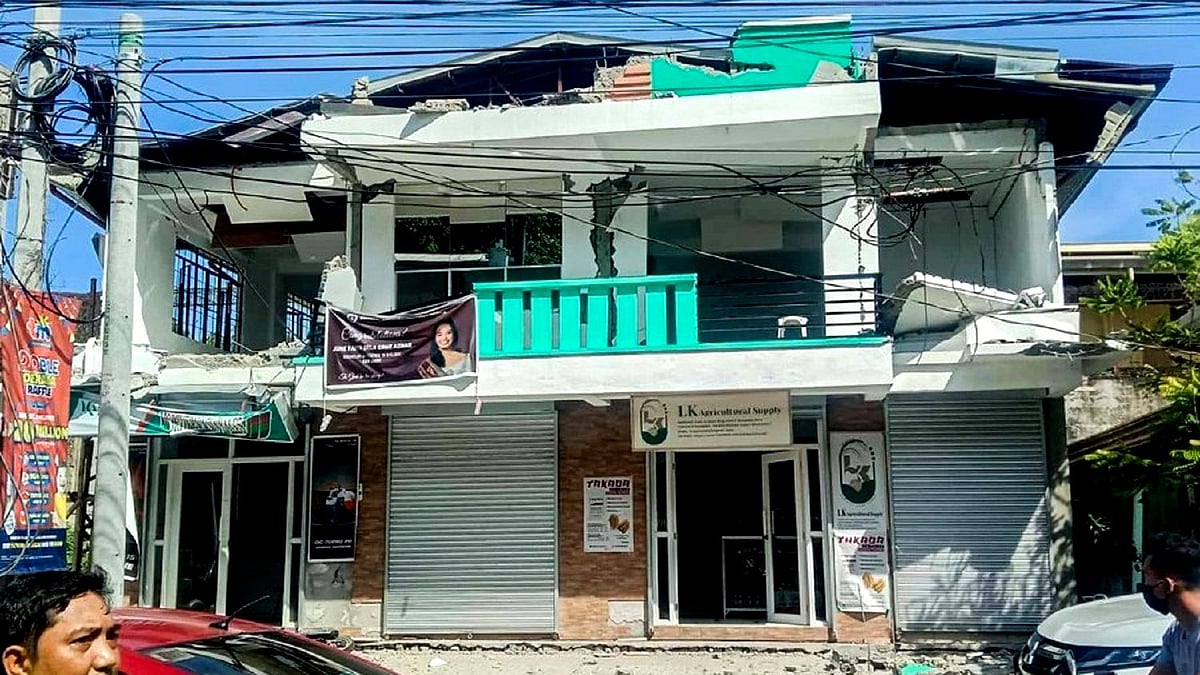 فلپائن میں تباہناک زلزلہ، تصویر آئی اے این ایس