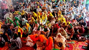 سنیوکت کسان مورچہ کا لکھیم پور میں دھرنا، پی ایم مودی کے نام عرضداشت پیش