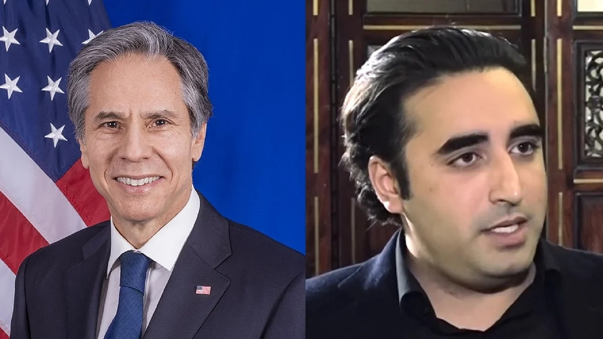 بلاول بھٹو اور انٹونی بلنکن، تصویر آئی اے این ایس