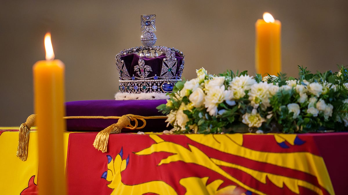 ملکہ الزبتھ دوم کی میت / Getty Images