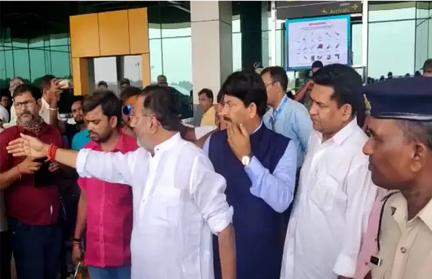 بی جے پی رکن پارلیمنٹ نشی کانت سمیت 7 کے خلاف ایف آئی آر، ایئرپورٹ اصول کی خلاف ورزی کا الزام