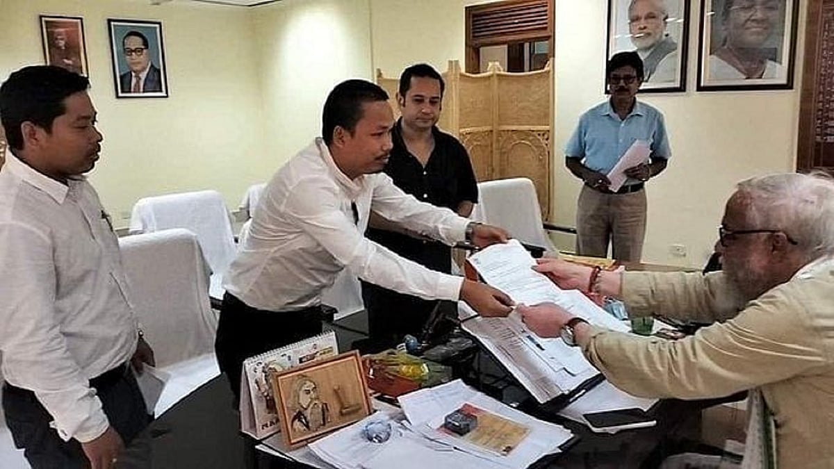 تریپورہ میں بی جے پی کو جھٹکا، اتحادی آئی پی ایف ٹی کے ممبر اسمبلی نے دیا استعفیٰ
