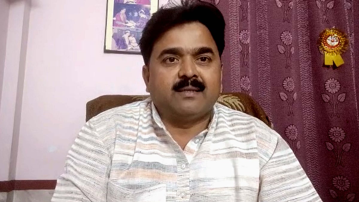 مدرسہ ایجوکیشن کونسل کے چیئرمین ڈاکٹر افتخار احمد جاوید / تصویر ویڈیو گریب