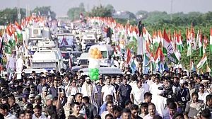 کانگریس کی ’بھارت جوڑو یاترا‘ آندھرا پردیش میں داخل، راہل گاندھی سمیت تمام یاتریوں کا شاندار استقبال
