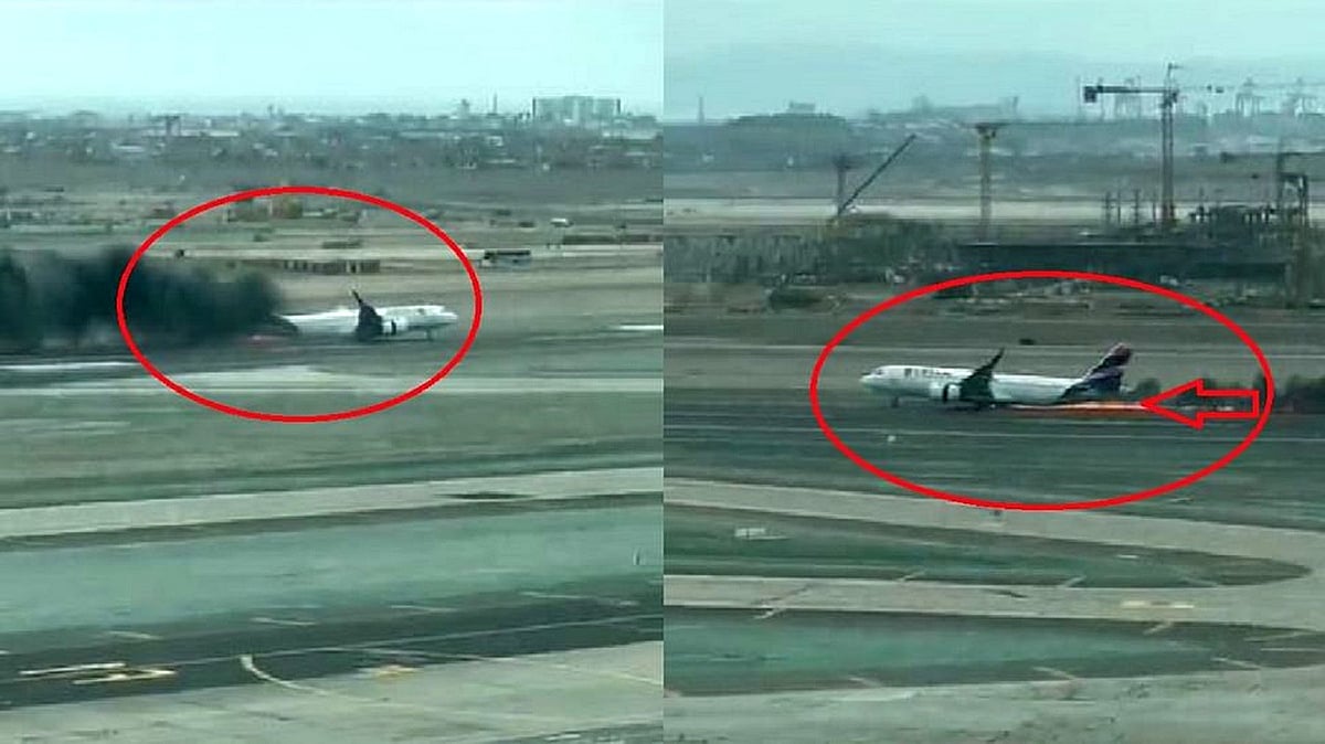 پیرو ایئرپورٹ پر اندوہناک حادثہ، فائر ٹرک سے ٹکرانے کے بعد طیارہ آگ کے گولے میں تبدیل، دیکھیں ویڈیو