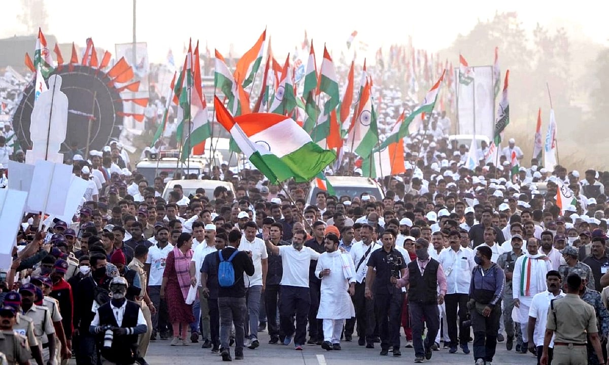 بھارت جوڑو یاترا، تصویر ٹوئٹر @INCIndia