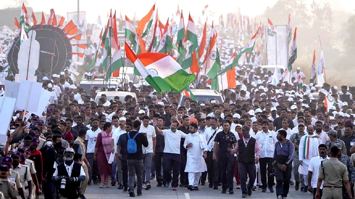 بھارت جوڑو یاترا، تصویر ٹوئٹر @INCIndia
