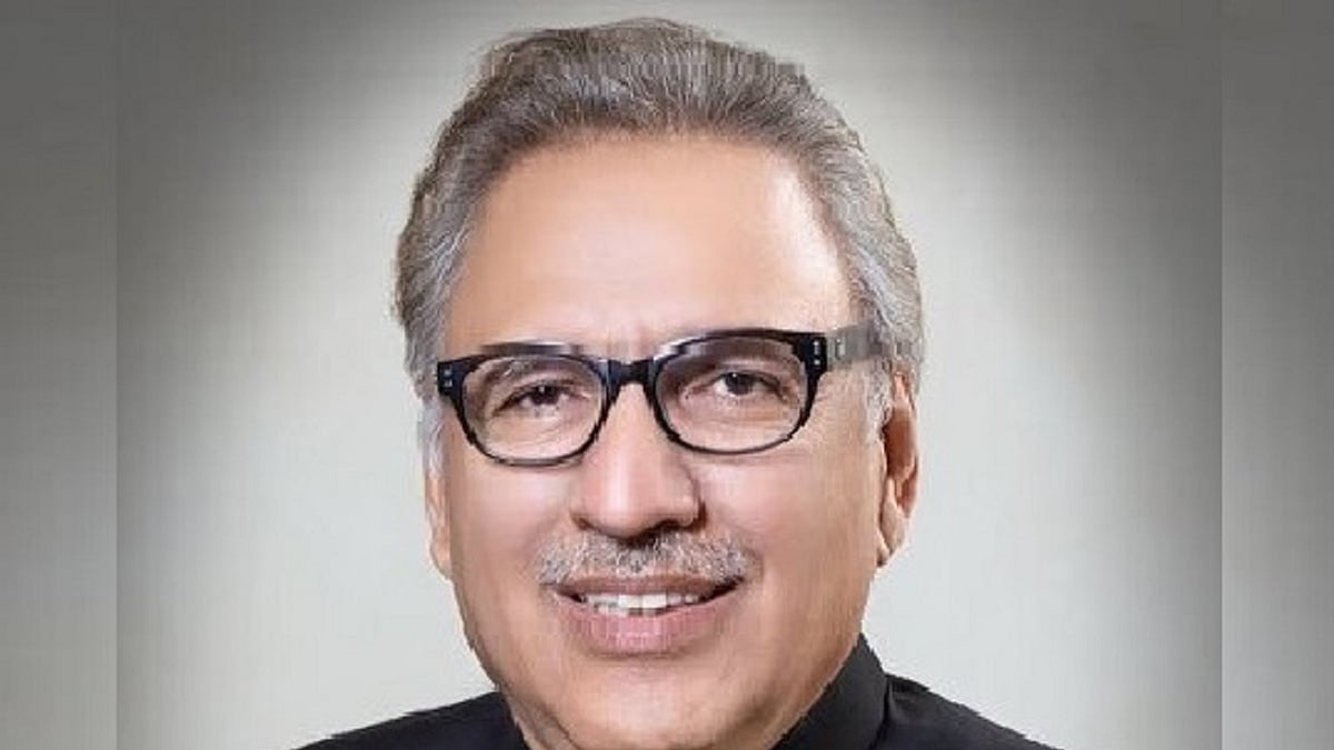 پاکستانی صدر عارف علوی، تصویر آئی اے این ایس
