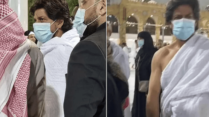 مکہ معظمہ میں شاہ رخ خان / سوشل میڈیا 