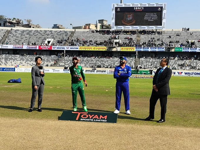 دوسرا ون ڈے مقابلہ: بنگلہ دیش نے ٹاس جیت کر بلے بازی کا کیا فیصلہ