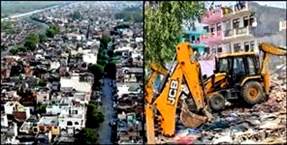 اتراکھنڈ: ہلدوانی میں ریلوے اراضی پر حد بندی کو لے کر ہنگامہ، خواتین و بزرگ سمیت ہزاروں لوگ سڑک پر اترے