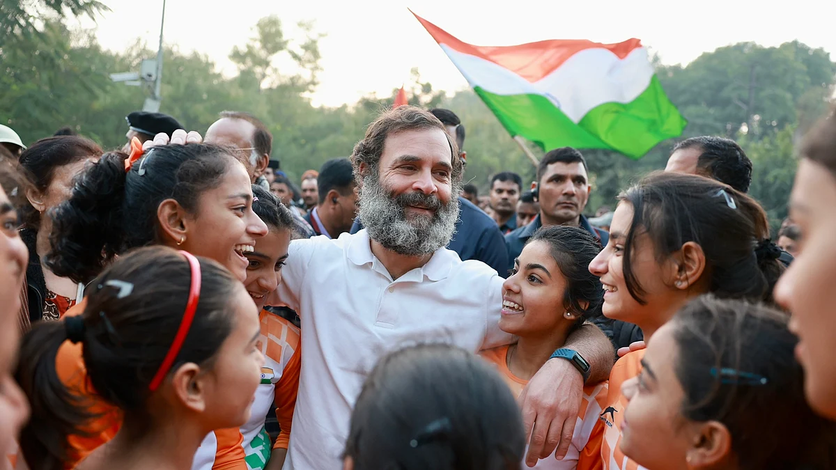 بھارت جوڑو یاترا کے دوران راہل گاندھی / ٹوئٹر / @INCIndia