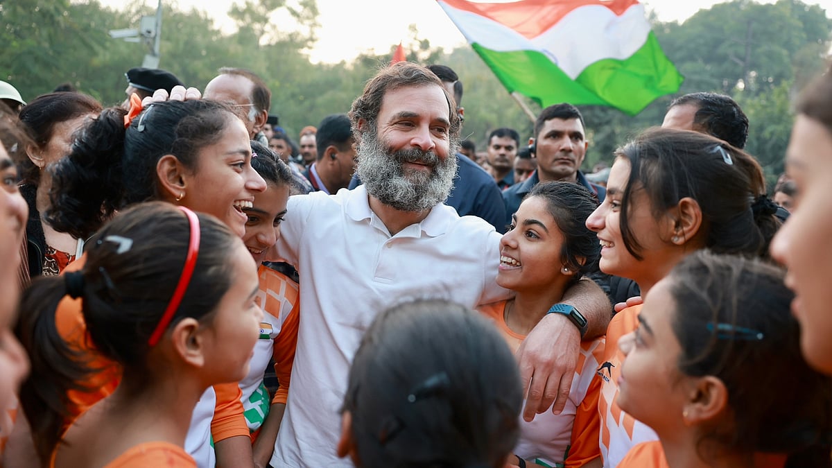 بھارت جوڑو یاترا کے دوران راہل گاندھی / ٹوئٹر / @INCIndia