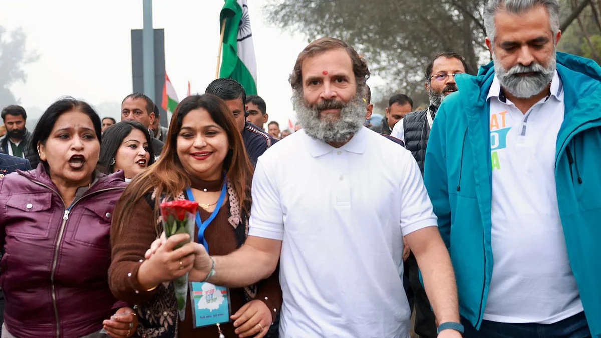 <div class="paragraphs"><p>بھارت جوڑو یاترا کے دوران راہل گاندھی / ٹوئٹر / @INCIndia</p></div>