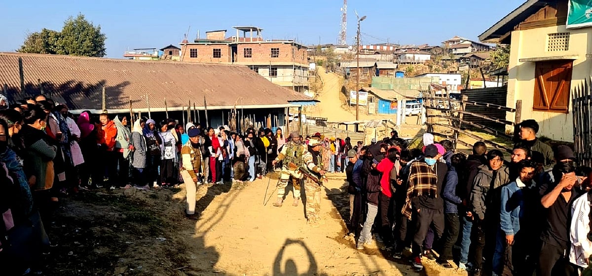 ناگالینڈ کی 59 اسمبلی سیٹوں پر ووٹنگ جاری