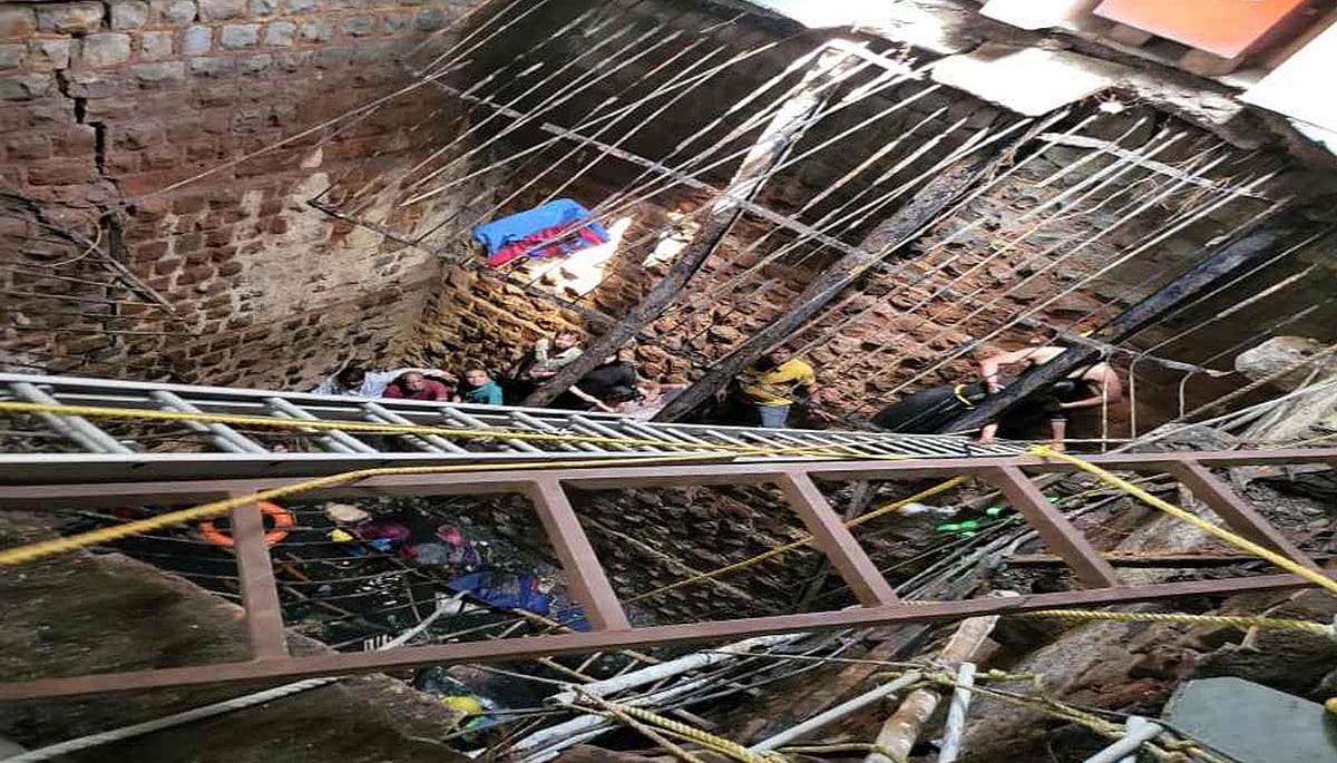بیلیشور مہادیو مندر حادثہ: 36 اموات کے بعد کارروائی شروع، بلڈنگ افسر اور انسپکٹر معطل، مندر پوری طرح سیل