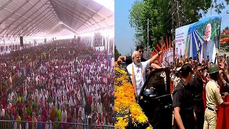 سیاہ رنگ کا خوف! وزیر اعظم مودی کے کرناٹک دورے پر سیکورٹی اہلکاروں نے اتروائی لڑکے کی سیاہ ٹی-شرٹ