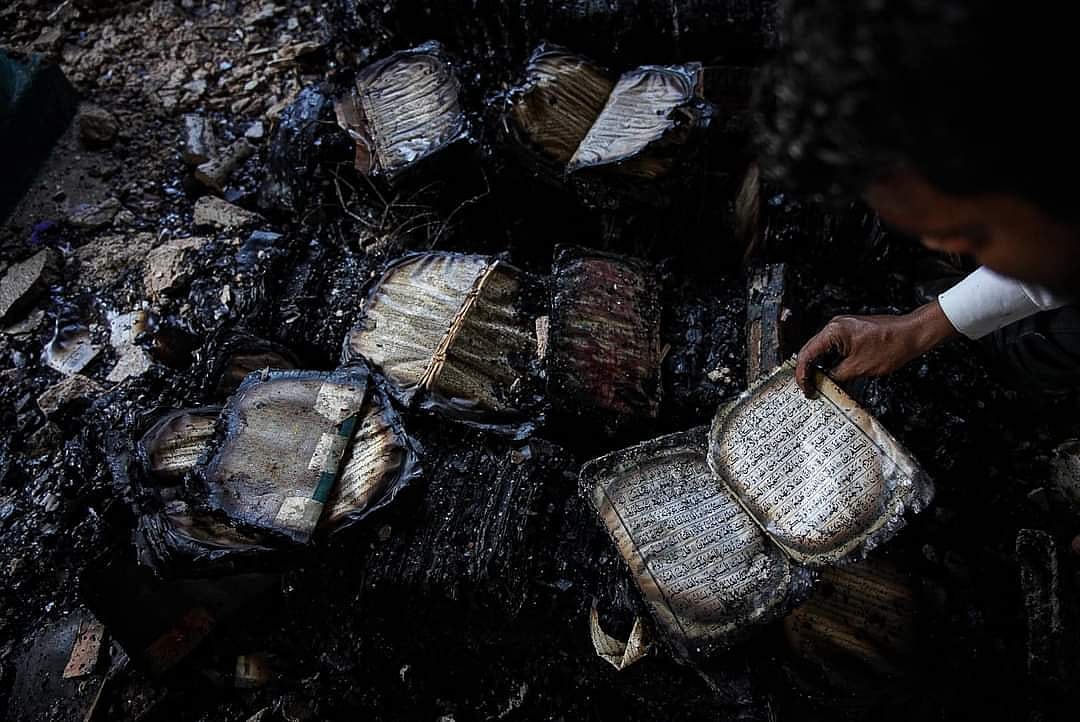 بہار میں رام نومی جلوس کے دوران مدرسہ عزیزیہ کو نہیں بلکہ 100 سالہ تاریخ کو نذرِ آتش کیا گیا