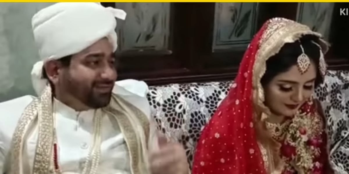 الیکشن نے کرا دیا مامون شاہ اور ثنا خان کا نکاح! دلہن کے لباس میں کاغذات نامزدگی کیے داخل