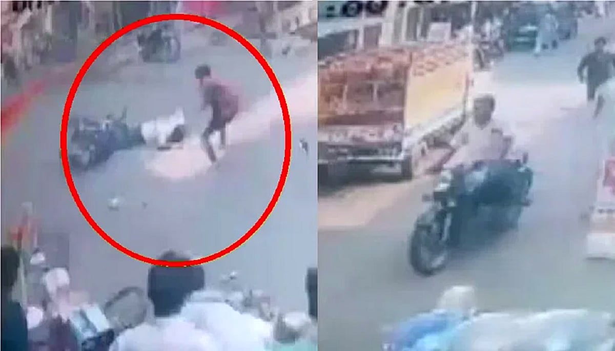بہار میں بدمعاشوں کی واردات، مکھیا کو سرعام گولیوں سے بھون کر اتارا موت کے گھاٹ، واقعہ سی سی ٹی وی میں قید