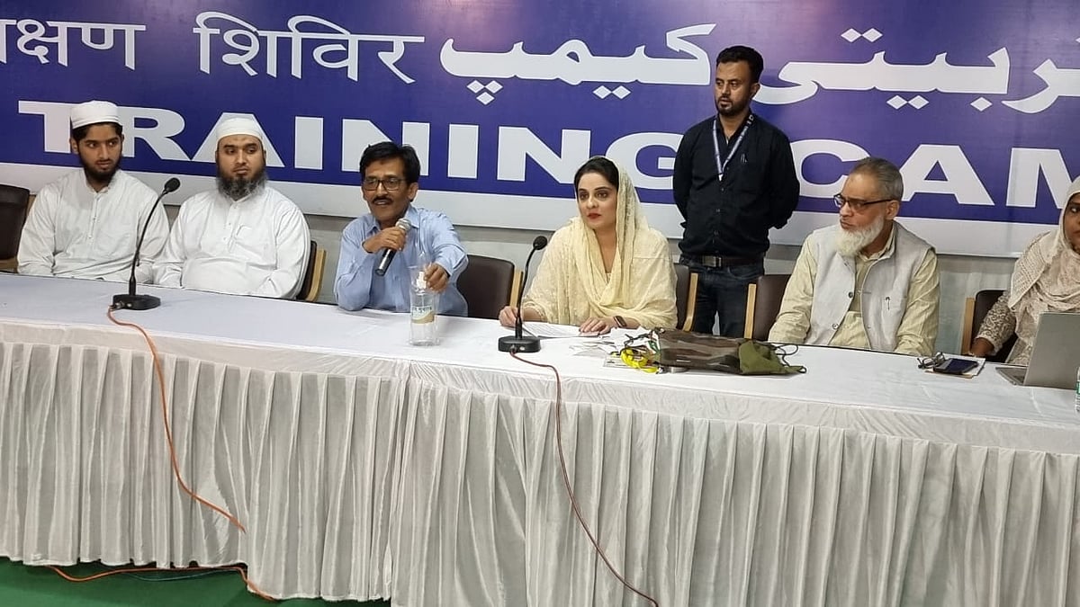 دہلی: تربیتی کیمپ میں بغیر محرم حج پر روانہ ہونے والی خواتین کو خصوصی تربیت فراہم کی گئی