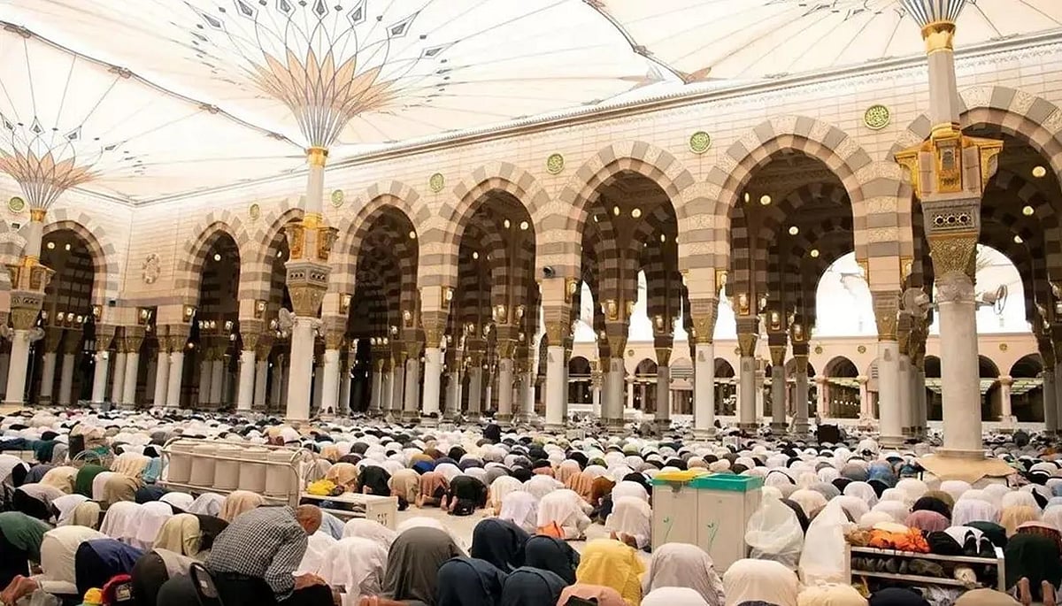 مسجد نبویؐ میں عازمین حج کو گرمی سے بچانے کے اقدامات