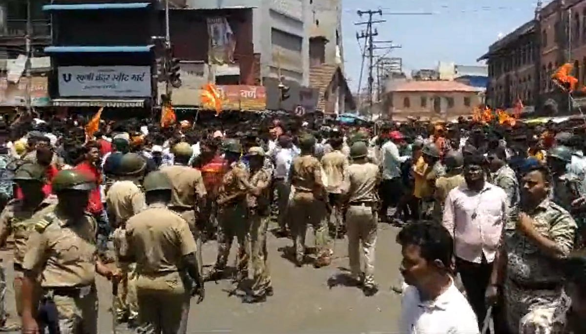 مہاراشٹر: کولہاپور میں تشدد کے بعد 36 افراد گرفتار، انٹرنیٹ خدمات معطل، دفعہ 144 نافذ