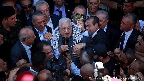 فلسطینی صدر کا جنین مہاجر کیمپ کی تعمیر نو کا عزم