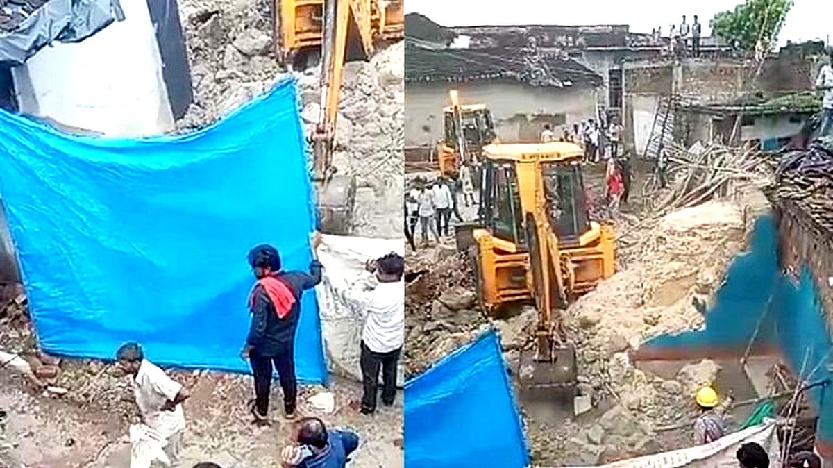 مدھیہ پردیش: 2.5 سال کی بچی بورویل میں گری، 15 فیٹ گہرے گڈھے میں اٹکی جان، بچانے کی کوشش جاری