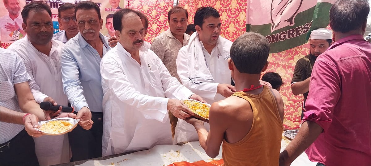 کانگریس کے قدآور لیڈر چودھری متین احمد سیلاب متاثرین کی خدمات میں مصروف