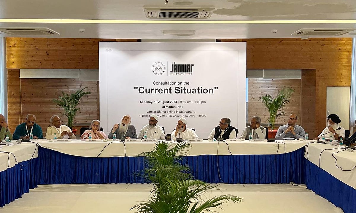 ’فرقہ پرستی کے خلاف ملک کے اکثریتی طبقہ کو کھڑا ہونا ہوگا‘ مولانا محمود مدنی کی دعوت پر دانشوروں، سیاسی اور سماجی رہنماؤں کا اہم اجتماع