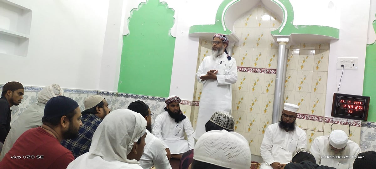 فساد متاثرہ جامع  مسجد لکڑ شاہ سوہنا کی مرمت کا کام مکمل، نماز جمعہ کے موقع پر ہوا افتتاح