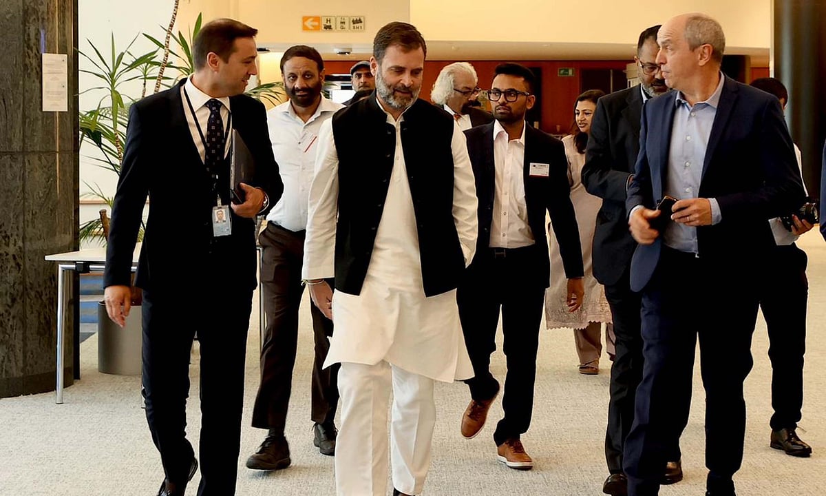 راہل گاندھی کا برسلز میں یورپی پارلیمنٹ کے ارکان کے ساتھ گول میز اجلاس