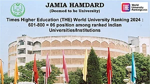 ٹائمز ہائر ایجوکیشن ورلڈ یونیورسٹی رینکنگ 2024 جاری، جامعہ ہمدرد کو ہندوستان میں چھٹا مقام حاصل