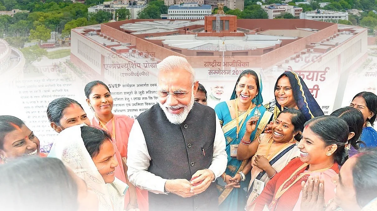 <div class="paragraphs"><p>خاتون ریزرویشن بل، تصویر&nbsp;<a href="https://twitter.com/BJP4India">@BJP4India</a></p></div>