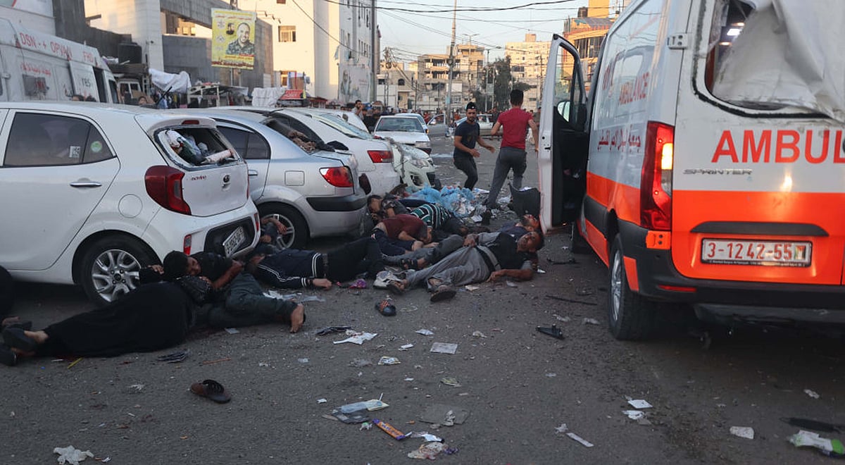غزہ میں ایمبولینس کے قافلے پر بمباری سے 15 افراد جان بحق، اقوام متحدہ کے جنرل سکریٹری نے ہولناک قرار دیا
