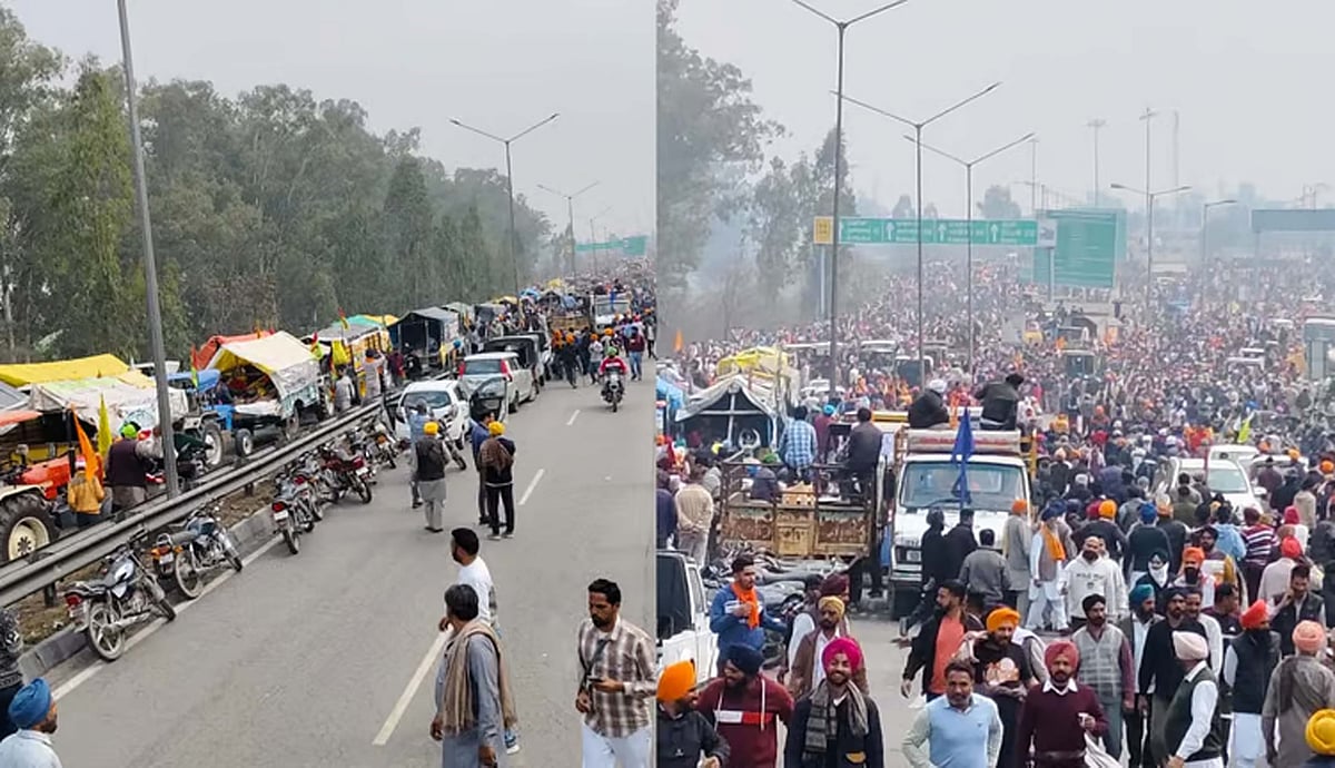 کسان تحریک: حکومت کی رکاوٹوں کا مقابلہ کسان کچھ یوں کر رہے ہیں