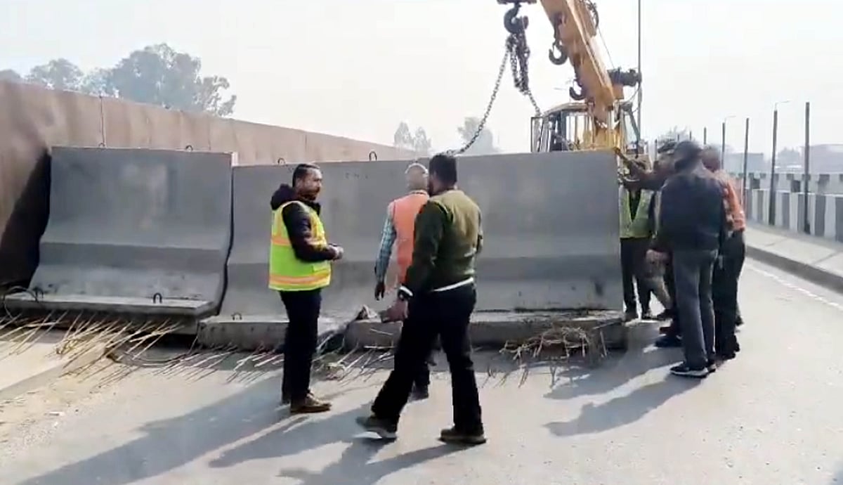 کسانوں کے 'دہلی چلو' مارچ کے پیش نظر ہریانہ میں سیکورٹی کے سخت انتظامات، سرحدیں سیل