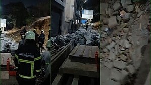 ممبئی فلم سٹی کے پاس  دیوار گرنے سے 2 افراد ہلاک، 1 زخمی