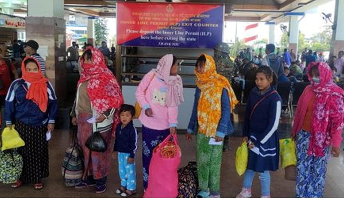 منی پور حکومت کا میانمار کے 77 شہریوں کو ملک بدر کرنے کا فیصلہ