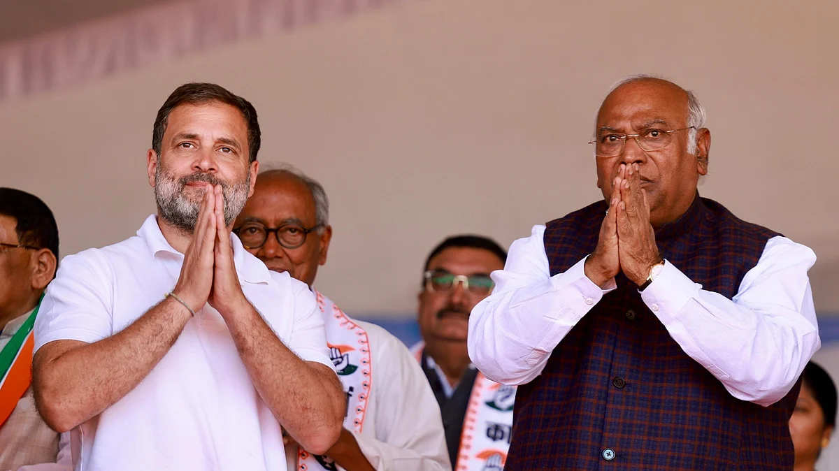 <div class="paragraphs"><p>کانگریس صدر کھڑگے اور راہل گاندھی، تصویر @INCIndia</p></div>