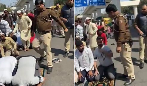 دہلی کے اندرلوک میں نمازیوں کو لات مارنے والا پولیس اہلکار معطل، ہنگامہ بڑھنے کے بعد ہوا ایکشن!