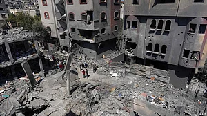 غزہ کی پٹی میں اسرائیلی بمباری سے 31 فلسطینی جاں بحق